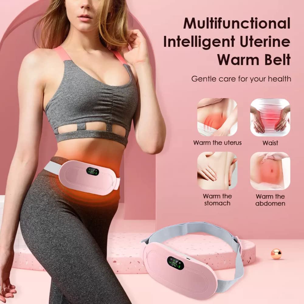 Period Cramp Relief Massager with Heating Pad for Back Pain