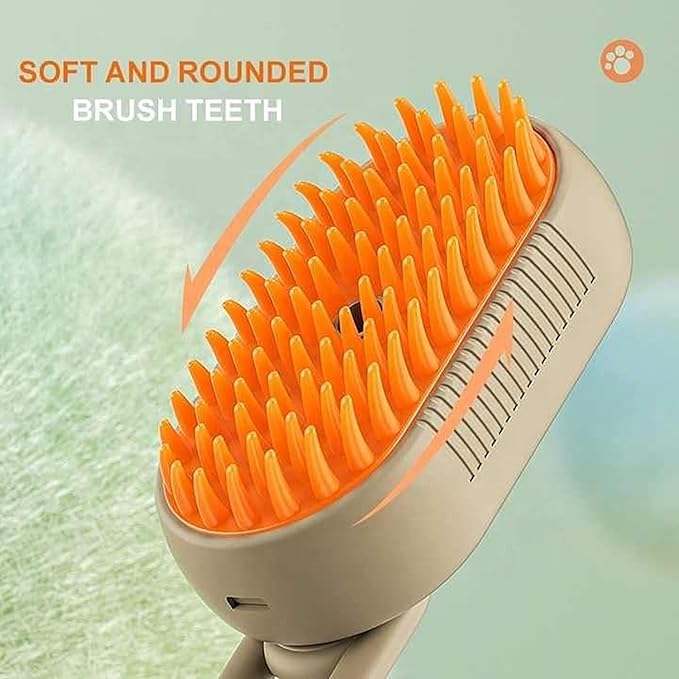 Steam Brush for Dog & Cat 3 in 1 Water Brush