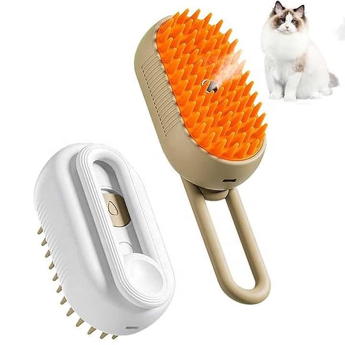 Steam Brush for Dog & Cat 3 in 1 Water Brush