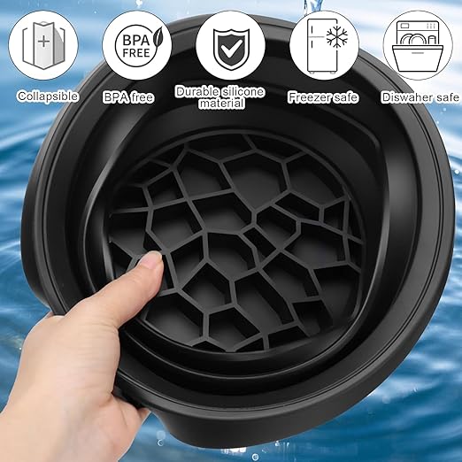 Face Bowl for Ice with Built in Ice Tray