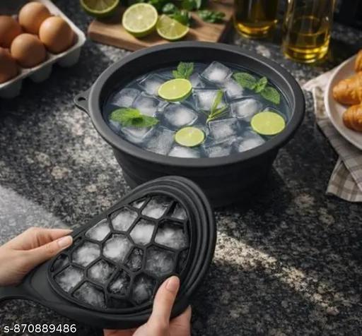 Face Bowl for Ice with Built in Ice Tray