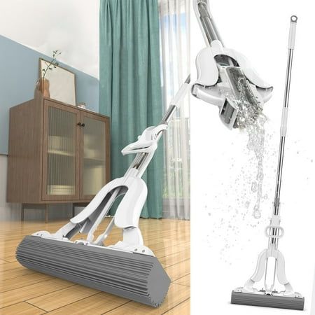 Multi-Purpose Foldable Floor Cleaning Squeeze Mop Wiper