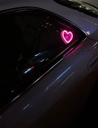 Heart Shaped Solar Car Window Light