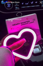 Heart Shaped Solar Car Window Light