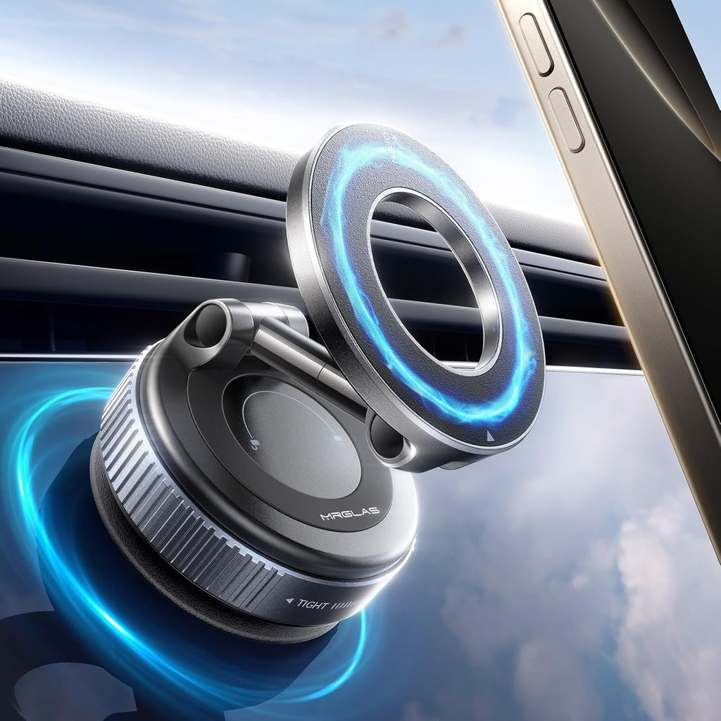 Upgraded 360° Vacuum Magnetic Car Phone Mount