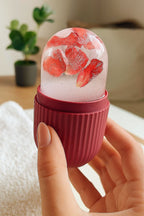 Silicone ice roller for face massager