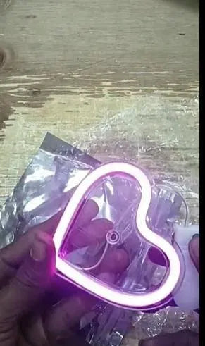 Heart Shaped Solar Car Window Light